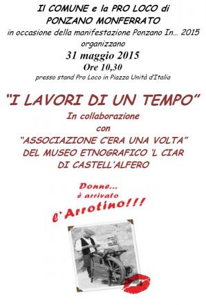 “I LAVORI DI UN TEMPO”